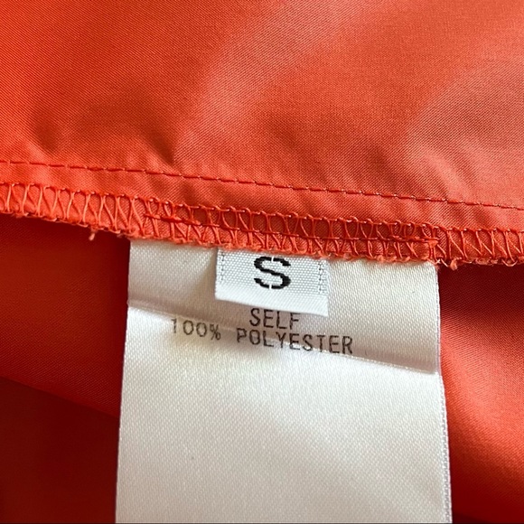 Adeam One-Shoulder Satin Blouse size S Orange - Picture 5 of 10